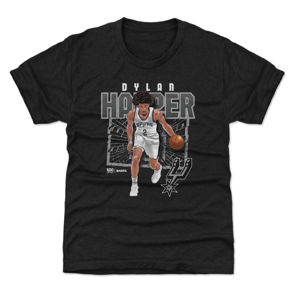 500 Level Dylan Harper San Antonio Spurs Shattered Youth Shirt